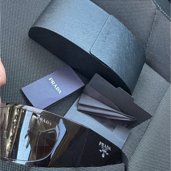 Prada Symbole sunglasses BLACK LENSES BRAND NEW - Picture 5 of 7